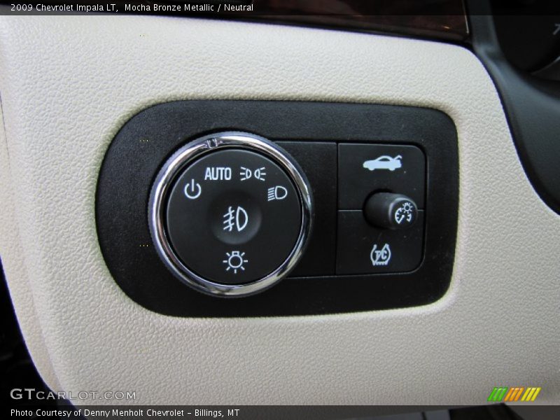 Controls of 2009 Impala LT