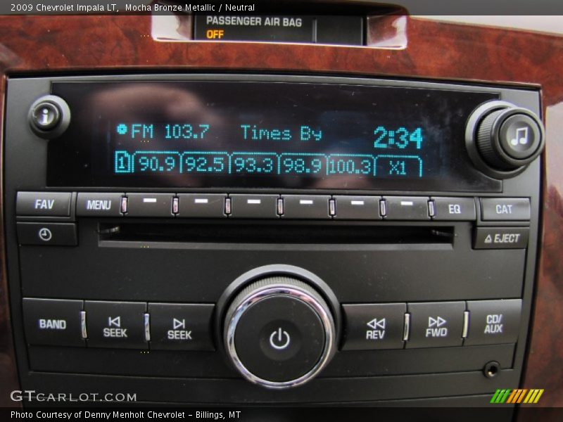 Audio System of 2009 Impala LT