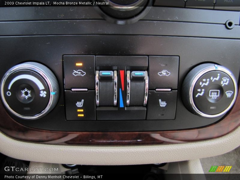 Controls of 2009 Impala LT