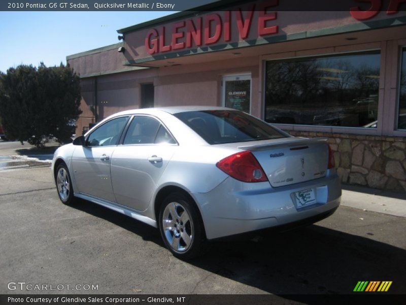 Quicksilver Metallic / Ebony 2010 Pontiac G6 GT Sedan