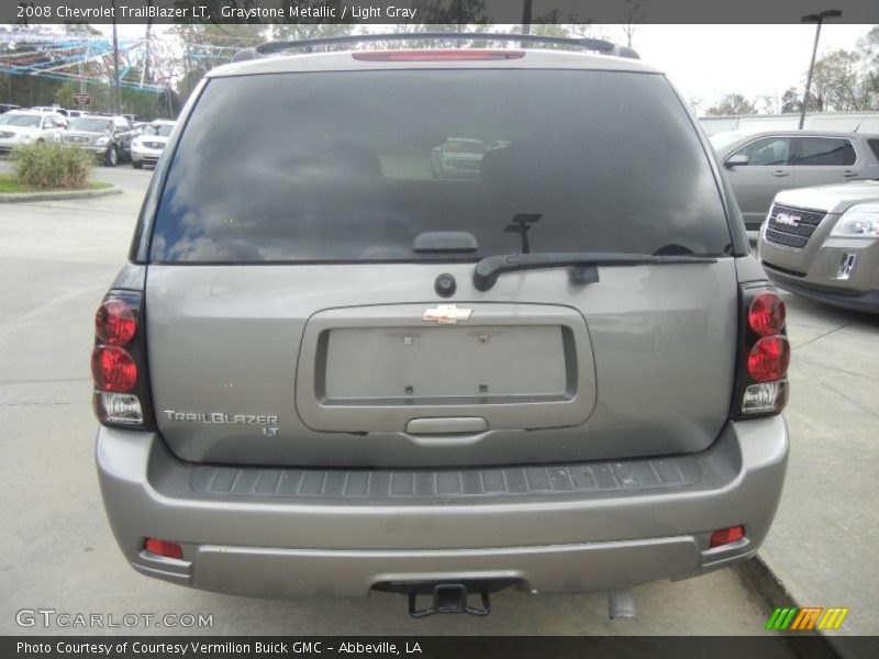 Graystone Metallic / Light Gray 2008 Chevrolet TrailBlazer LT