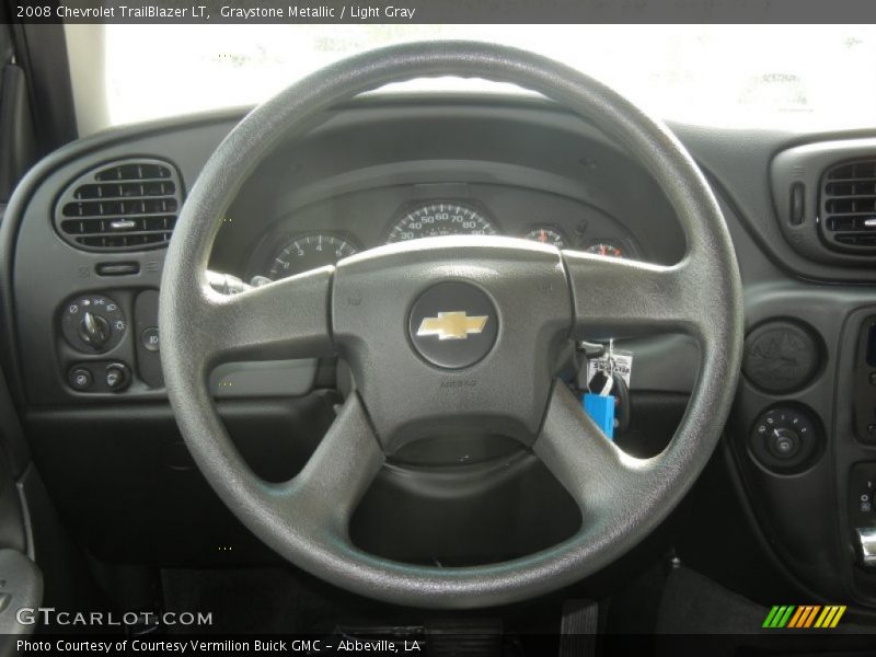 Graystone Metallic / Light Gray 2008 Chevrolet TrailBlazer LT