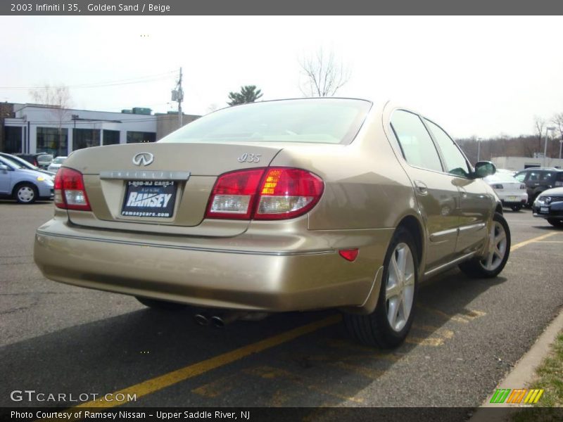 Golden Sand / Beige 2003 Infiniti I 35