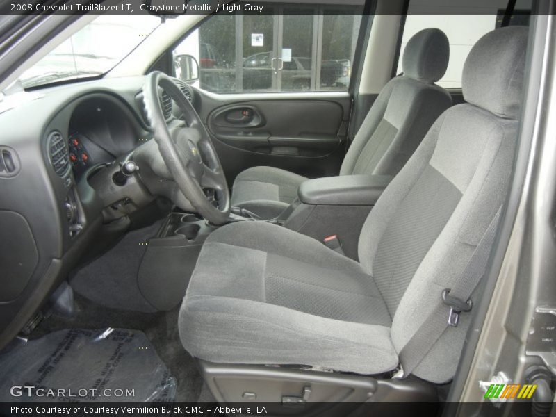 Graystone Metallic / Light Gray 2008 Chevrolet TrailBlazer LT