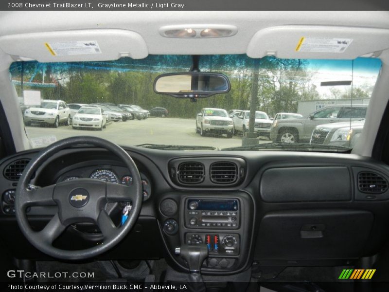 Graystone Metallic / Light Gray 2008 Chevrolet TrailBlazer LT