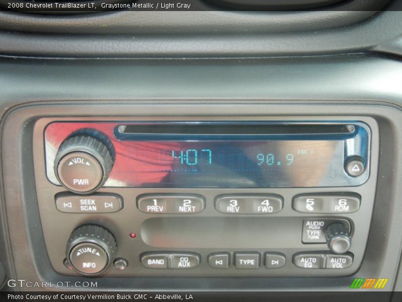 Graystone Metallic / Light Gray 2008 Chevrolet TrailBlazer LT