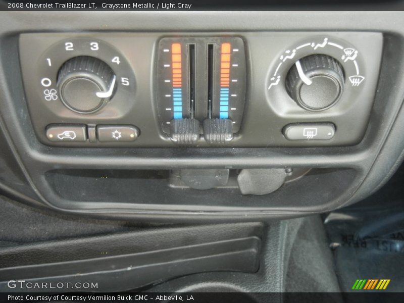 Graystone Metallic / Light Gray 2008 Chevrolet TrailBlazer LT