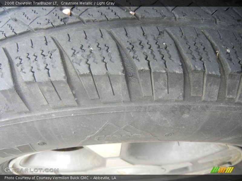 Graystone Metallic / Light Gray 2008 Chevrolet TrailBlazer LT
