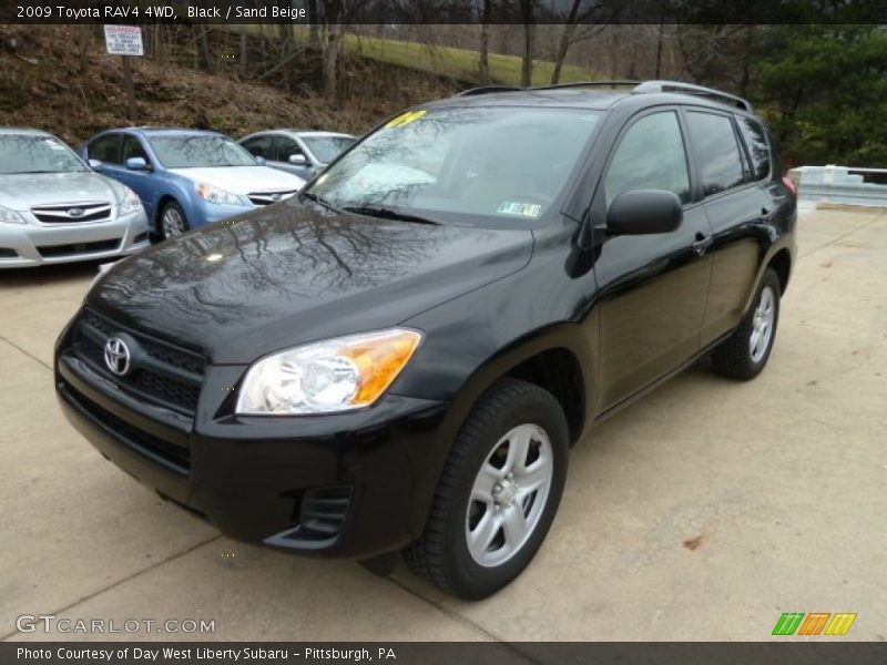 Black / Sand Beige 2009 Toyota RAV4 4WD