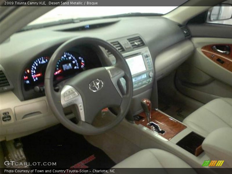 Desert Sand Metallic / Bisque 2009 Toyota Camry XLE