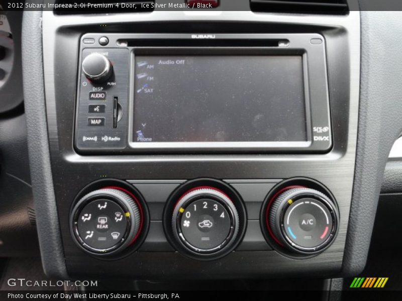 Controls of 2012 Impreza 2.0i Premium 4 Door