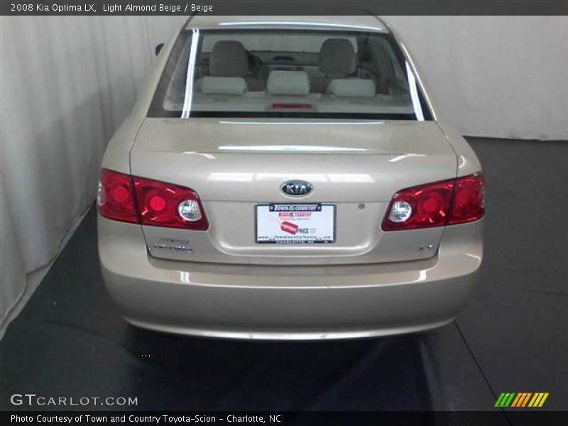 Light Almond Beige / Beige 2008 Kia Optima LX