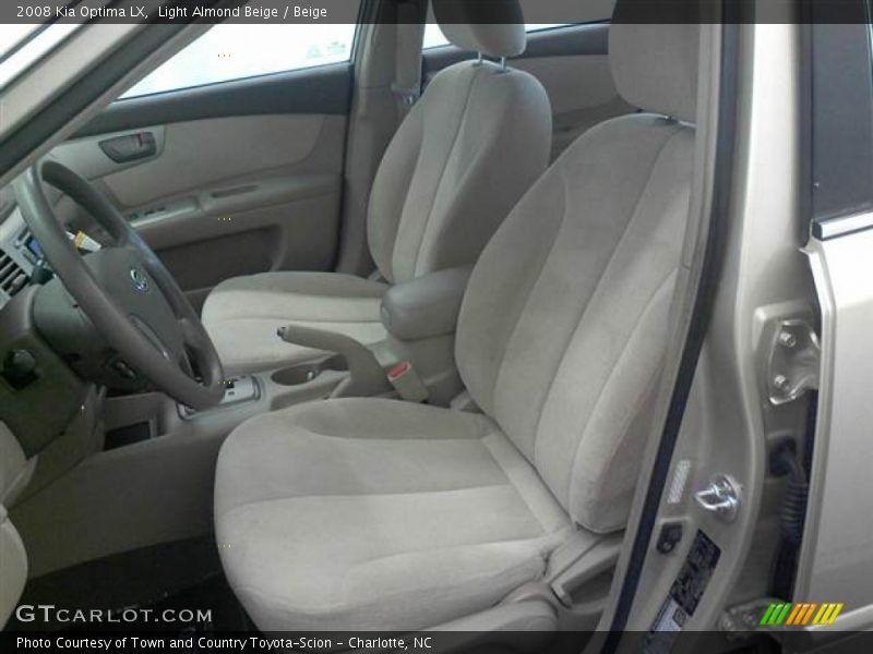 Light Almond Beige / Beige 2008 Kia Optima LX