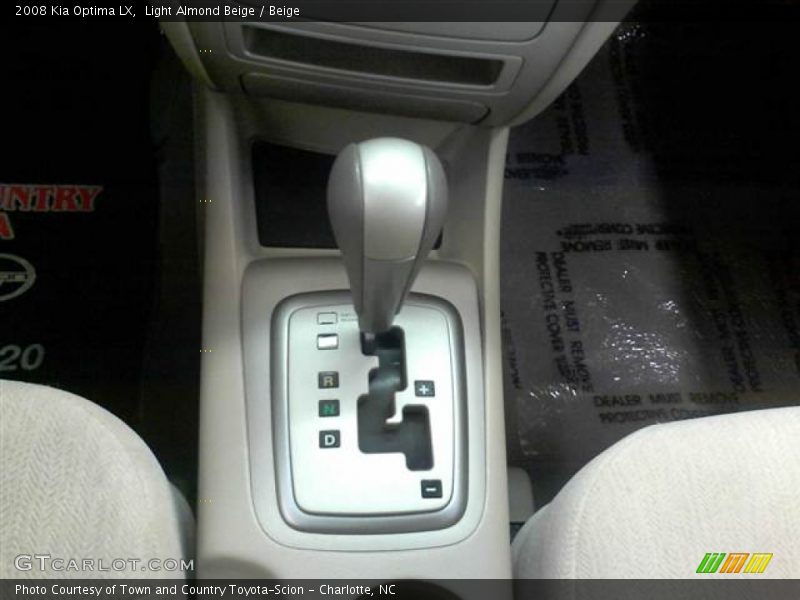 Light Almond Beige / Beige 2008 Kia Optima LX