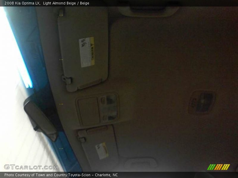 Light Almond Beige / Beige 2008 Kia Optima LX