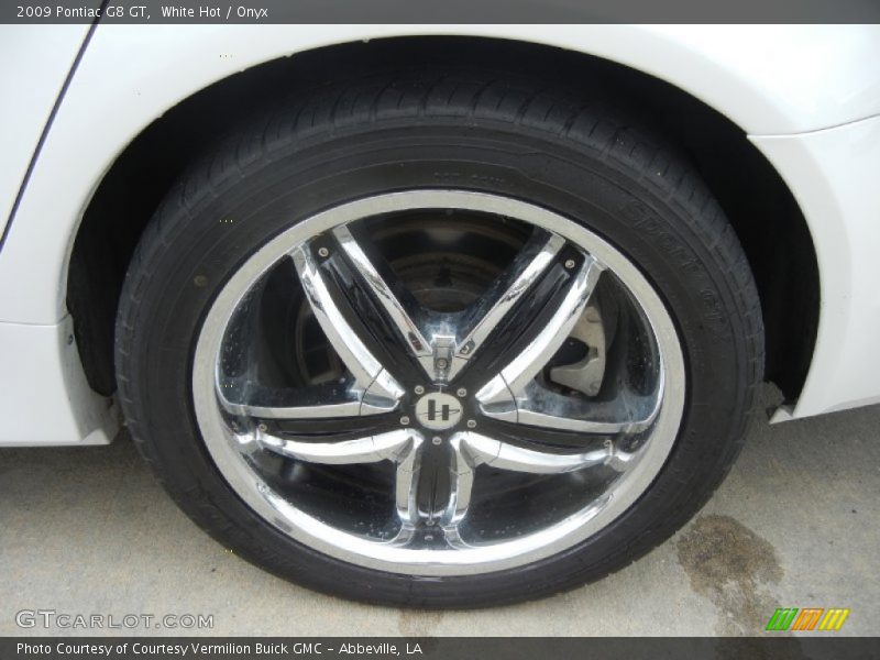 White Hot / Onyx 2009 Pontiac G8 GT