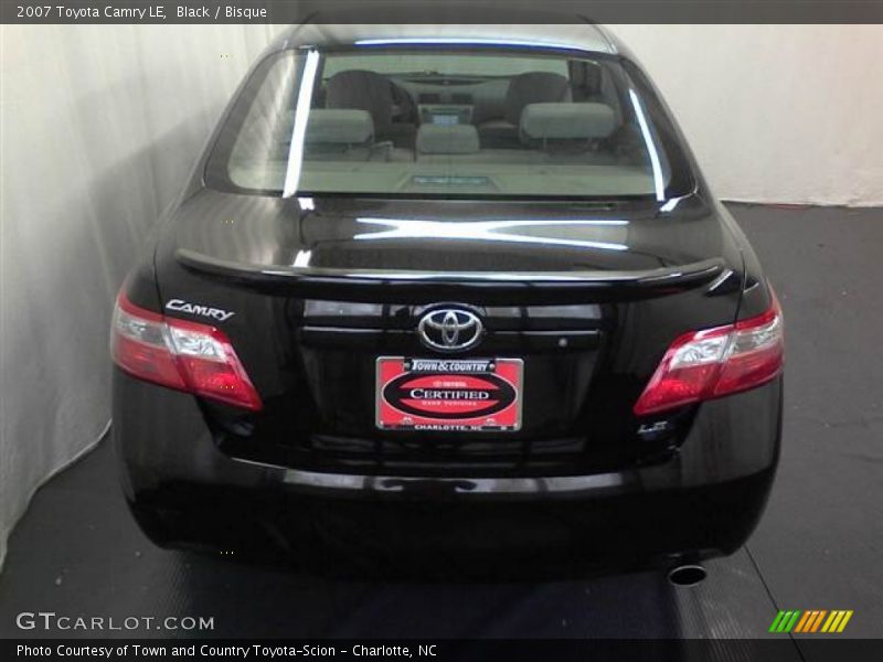 Black / Bisque 2007 Toyota Camry LE