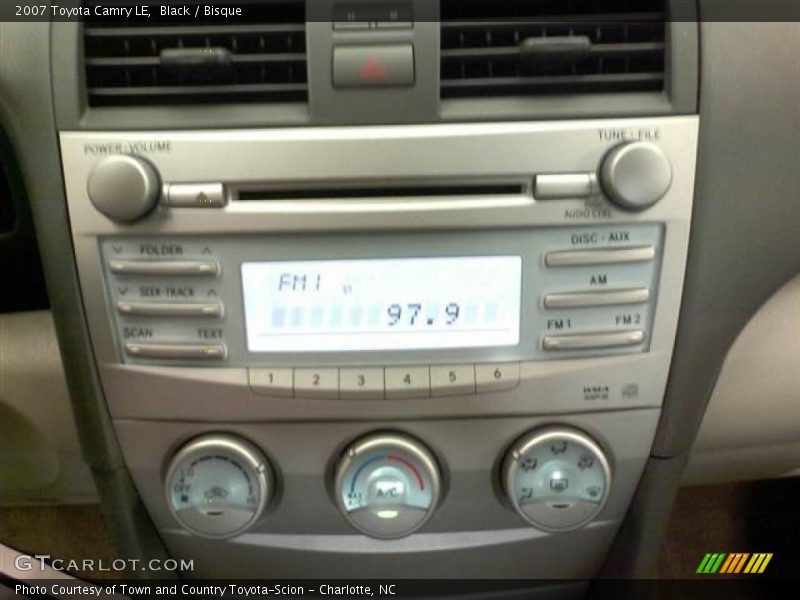 Black / Bisque 2007 Toyota Camry LE