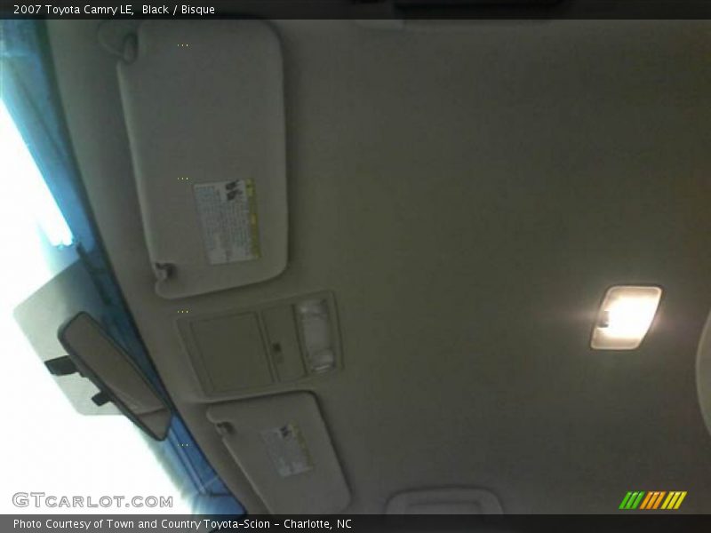 Black / Bisque 2007 Toyota Camry LE