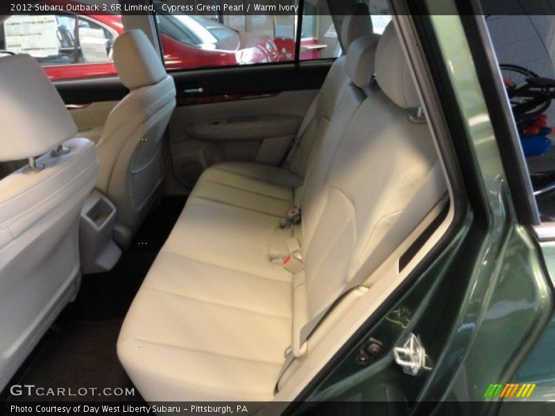 Cypress Green Pearl / Warm Ivory 2012 Subaru Outback 3.6R Limited