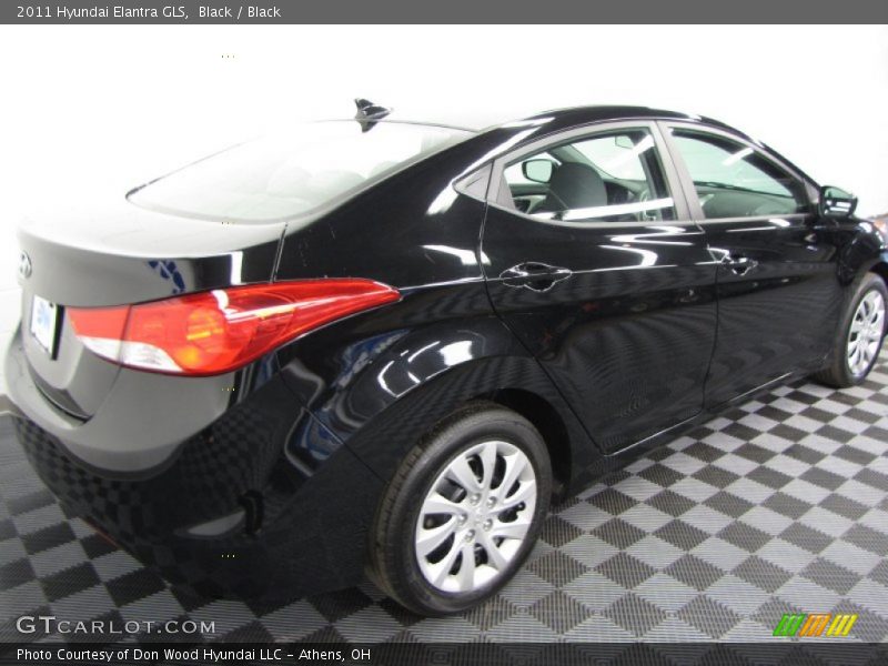 Black / Black 2011 Hyundai Elantra GLS