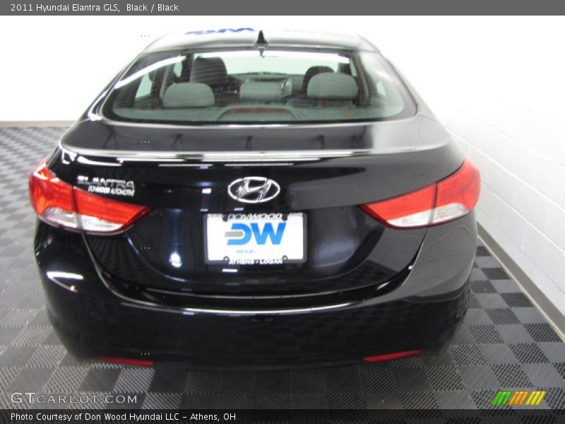 Black / Black 2011 Hyundai Elantra GLS