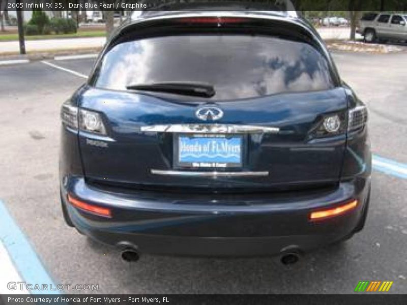 Dark Blue Pearl / Graphite 2005 Infiniti FX 35