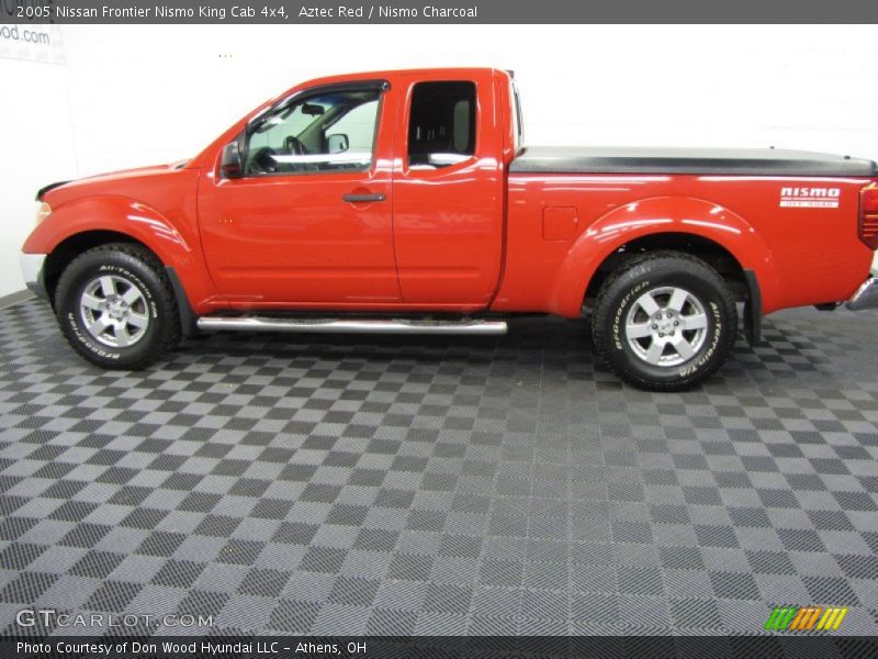 Aztec Red / Nismo Charcoal 2005 Nissan Frontier Nismo King Cab 4x4