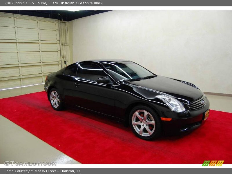 Black Obsidian / Graphite Black 2007 Infiniti G 35 Coupe