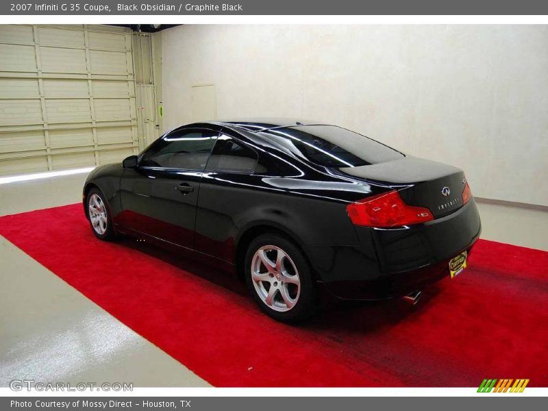 Black Obsidian / Graphite Black 2007 Infiniti G 35 Coupe