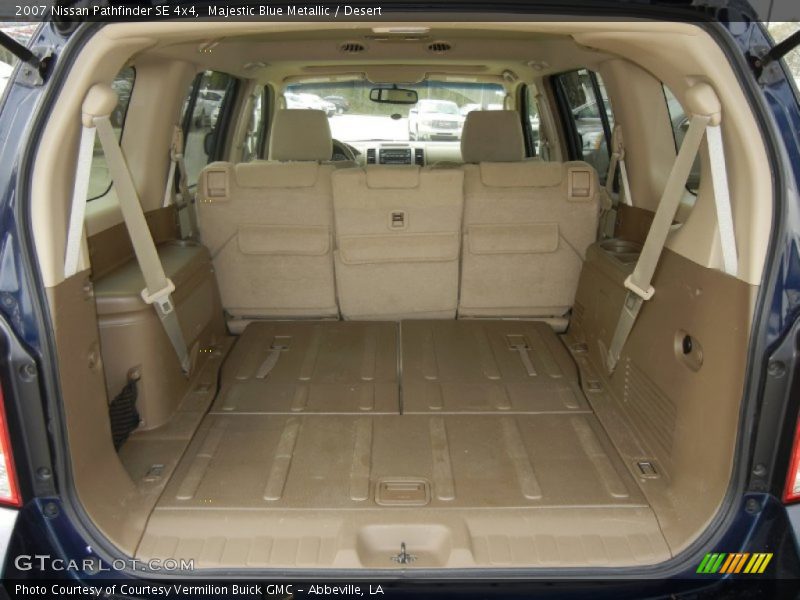 Majestic Blue Metallic / Desert 2007 Nissan Pathfinder SE 4x4