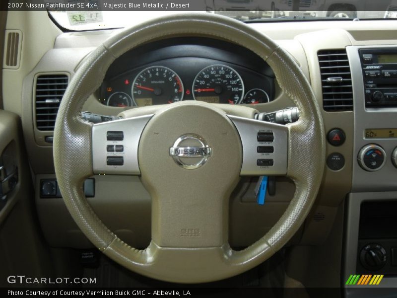Majestic Blue Metallic / Desert 2007 Nissan Pathfinder SE 4x4