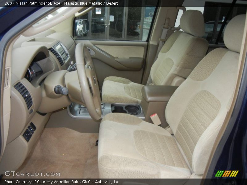 Majestic Blue Metallic / Desert 2007 Nissan Pathfinder SE 4x4