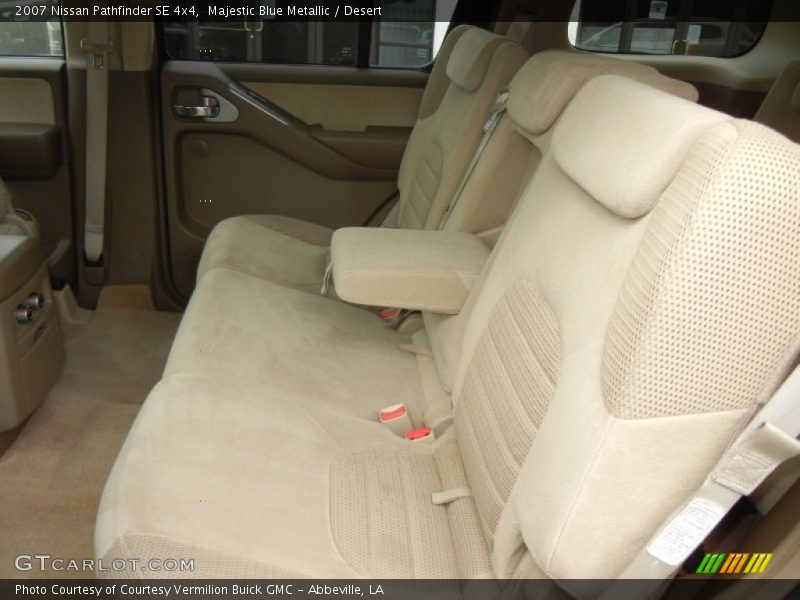 Majestic Blue Metallic / Desert 2007 Nissan Pathfinder SE 4x4