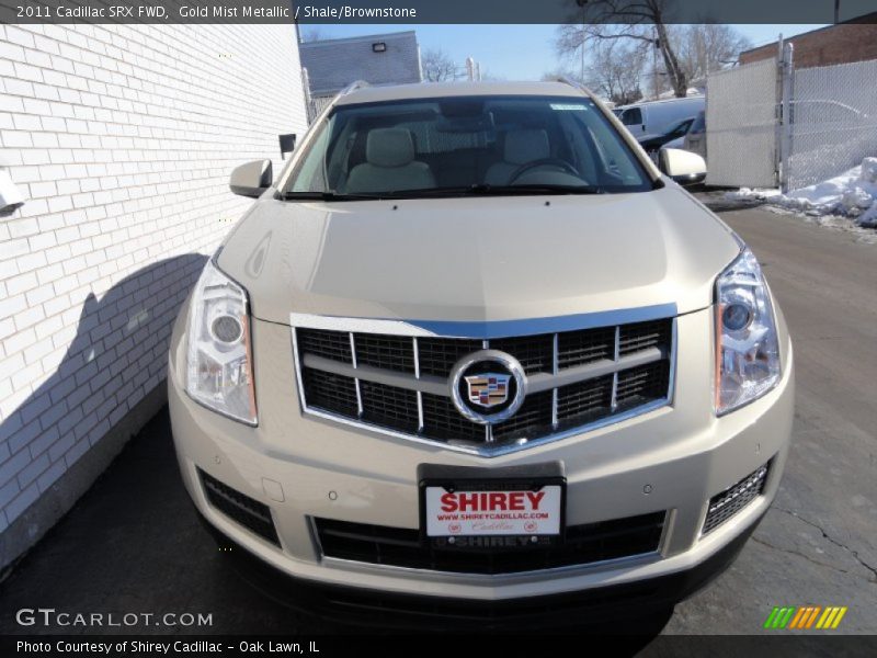 Gold Mist Metallic / Shale/Brownstone 2011 Cadillac SRX FWD