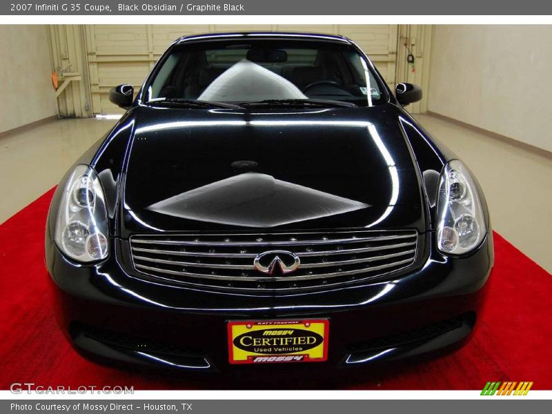 Black Obsidian / Graphite Black 2007 Infiniti G 35 Coupe