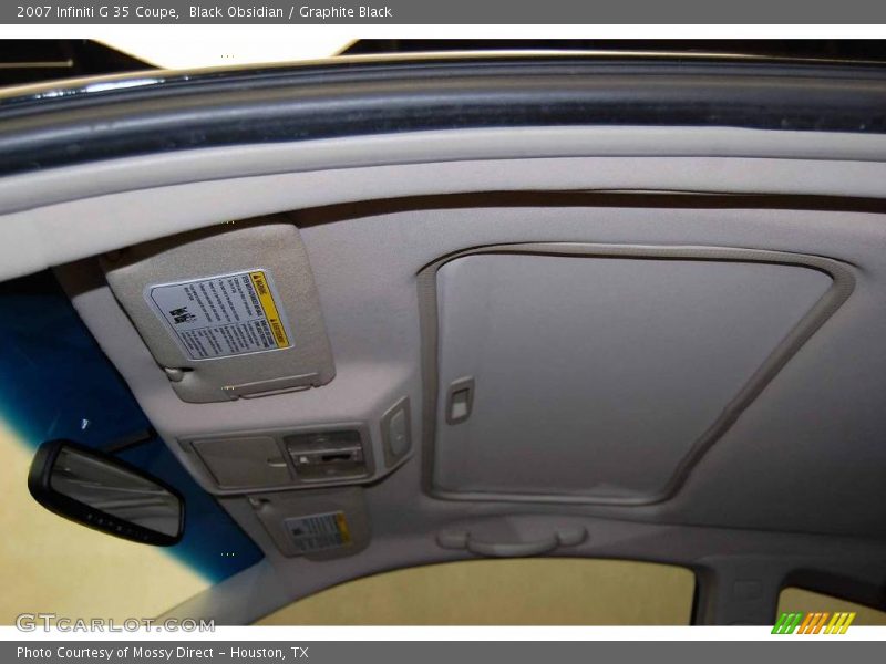 Black Obsidian / Graphite Black 2007 Infiniti G 35 Coupe