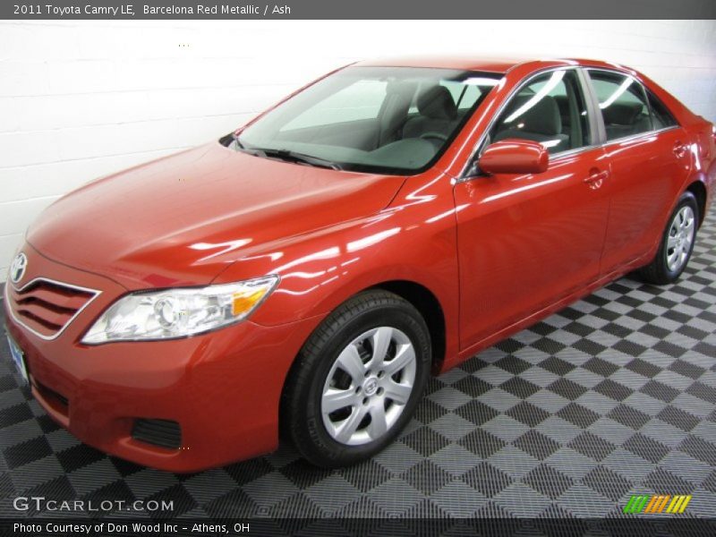 Barcelona Red Metallic / Ash 2011 Toyota Camry LE