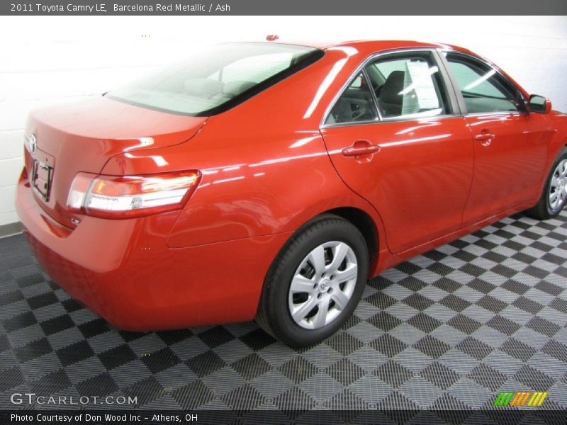 Barcelona Red Metallic / Ash 2011 Toyota Camry LE