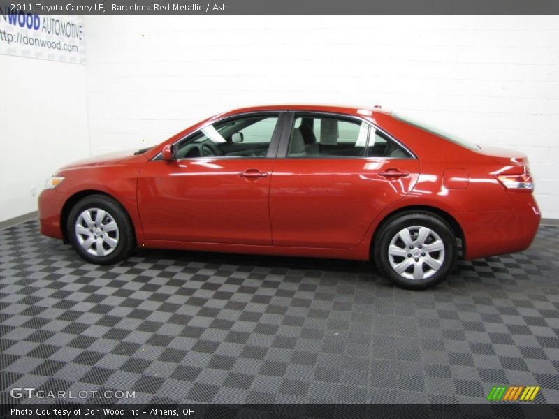 Barcelona Red Metallic / Ash 2011 Toyota Camry LE