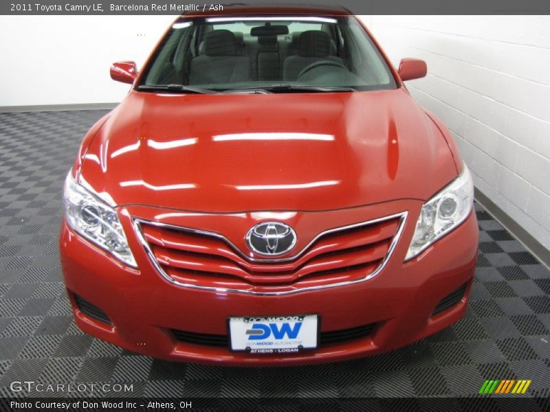 Barcelona Red Metallic / Ash 2011 Toyota Camry LE