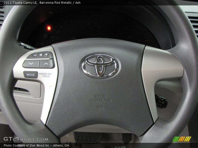 Barcelona Red Metallic / Ash 2011 Toyota Camry LE
