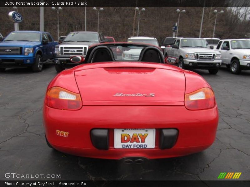 Guards Red / Black 2000 Porsche Boxster S