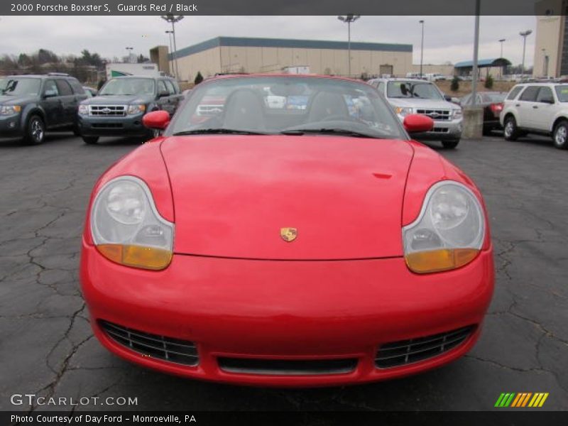 Guards Red / Black 2000 Porsche Boxster S