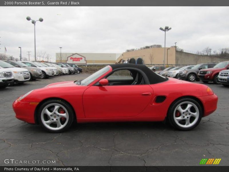Guards Red / Black 2000 Porsche Boxster S