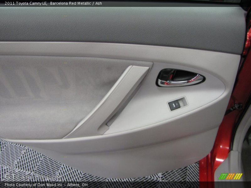 Barcelona Red Metallic / Ash 2011 Toyota Camry LE