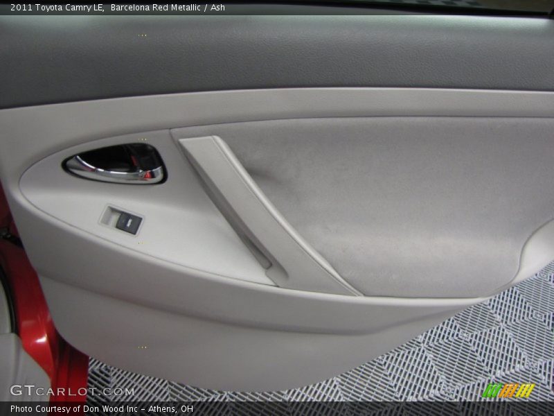 Barcelona Red Metallic / Ash 2011 Toyota Camry LE