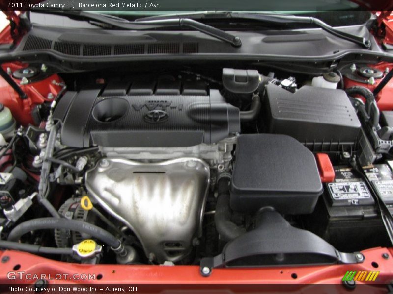 Barcelona Red Metallic / Ash 2011 Toyota Camry LE