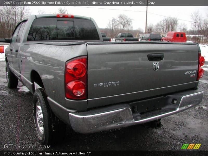 Mineral Gray Metallic / Medium Slate Gray 2007 Dodge Ram 2500 Big Horn Edition Quad Cab 4x4