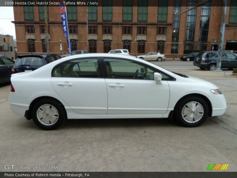 Taffeta White / Ivory 2008 Honda Civic Hybrid Sedan